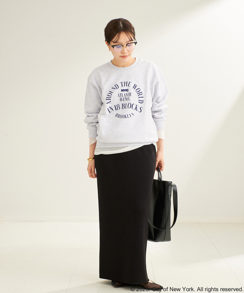 plage(プラージュ)の「NYC Sweat shirts(Tシャツ/カットソー・レディース・グレー/ホワイト・FREE)」の3枚目の写真