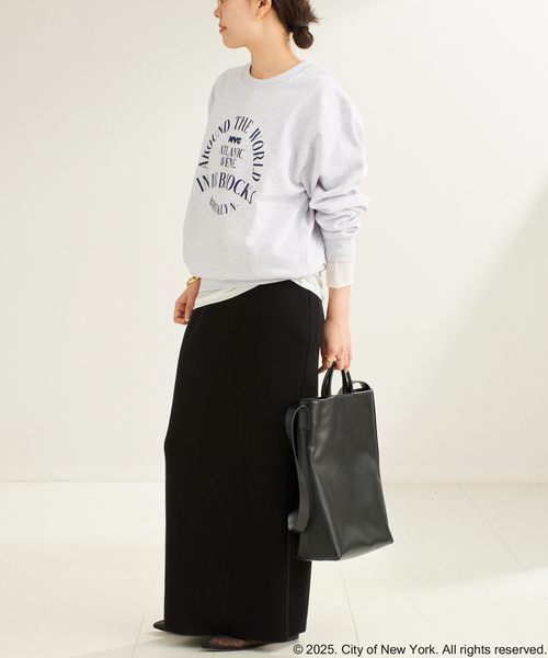 plage(プラージュ)の「NYC Sweat shirts(Tシャツ/カットソー・レディース・グレー/ホワイト・FREE)」の6枚目の写真