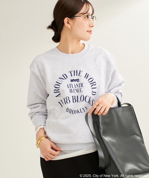 plage(プラージュ)の「NYC Sweat shirts(Tシャツ/カットソー・レディース・グレー/ホワイト・FREE)」の9枚目の写真