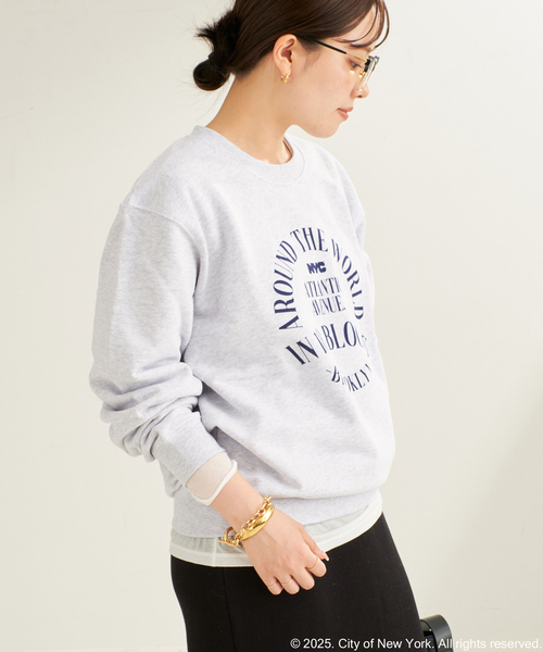 plage(プラージュ)の「NYC Sweat shirts(Tシャツ/カットソー・レディース・グレー/ホワイト・FREE)」の11枚目の写真