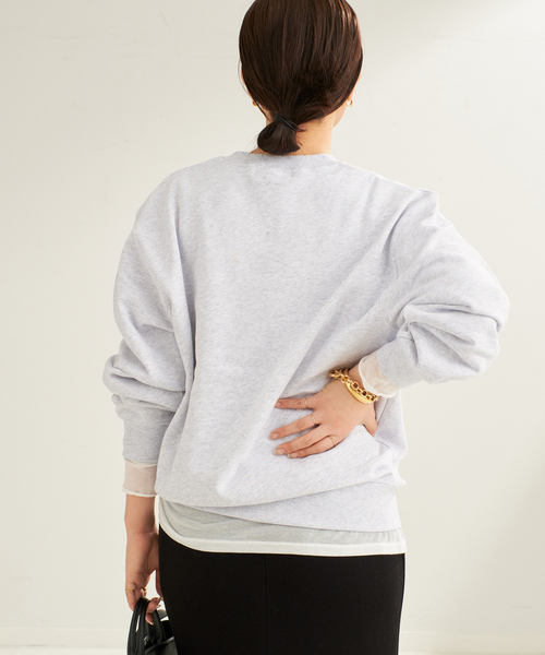 plage(プラージュ)の「NYC Sweat shirts(Tシャツ/カットソー・レディース・グレー/ホワイト・FREE)」の12枚目の写真
