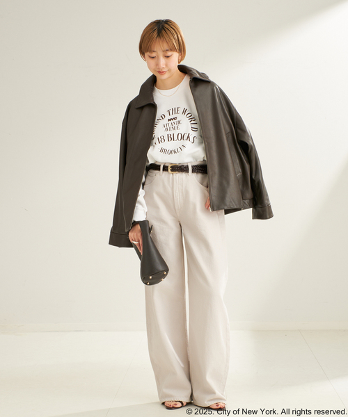 plage(プラージュ)の「NYC Sweat shirts(Tシャツ/カットソー・レディース・グレー/ホワイト・FREE)」の13枚目の写真