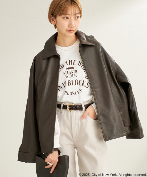 plage(プラージュ)の「NYC Sweat shirts(Tシャツ/カットソー・レディース・グレー/ホワイト・FREE)」の14枚目の写真