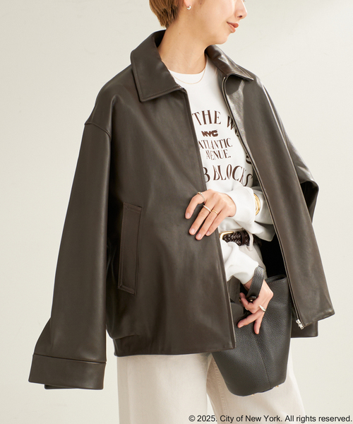 plage(プラージュ)の「NYC Sweat shirts(Tシャツ/カットソー・レディース・グレー/ホワイト・FREE)」の15枚目の写真
