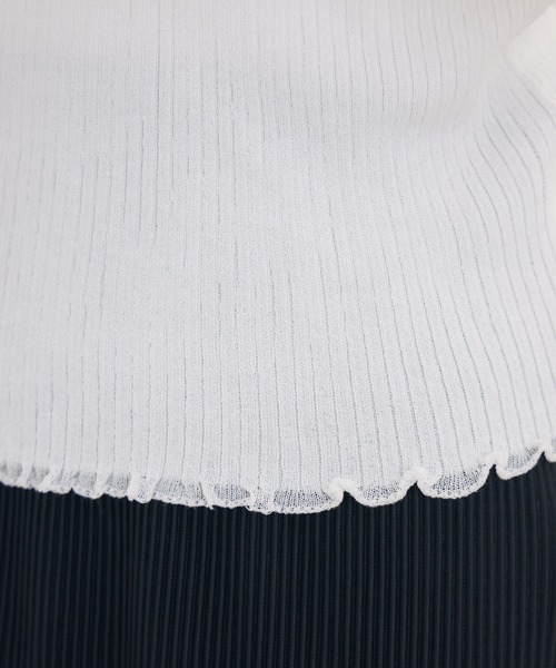 KATHARINE ROSS(キャサリンロス)の「【Pillini/ピリーニ】シアボーダーニットプルオーバー(Tシャツ/カットソー・レディース・グリーン/チャコールグレー/オフホワイト・MEDIUM)」の10枚目の写真