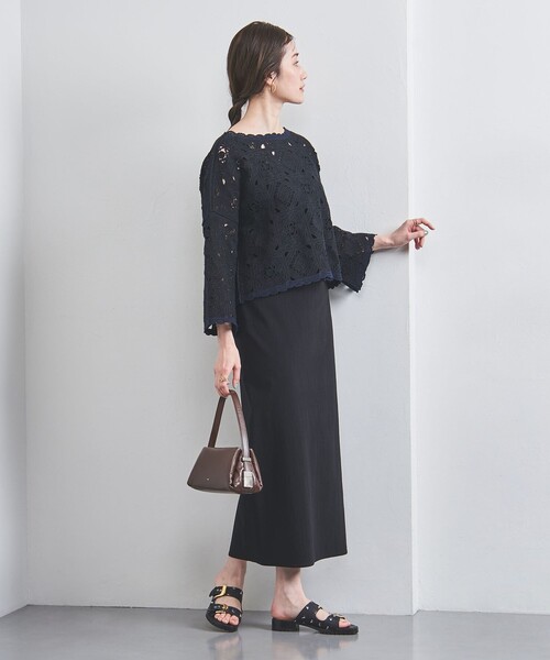 セール】クロッシー エンブロイダリー ニットプルオーバー