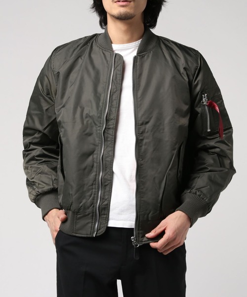 1 to 10 people(ワントゥテンピープル)の「【RS】中綿ヘビーツイル MA-1ボンバージャケット(MA-1・メンズ・カーキ/ブラック・LARGE/MEDIUM/X-LARGE)」の16枚目の写真