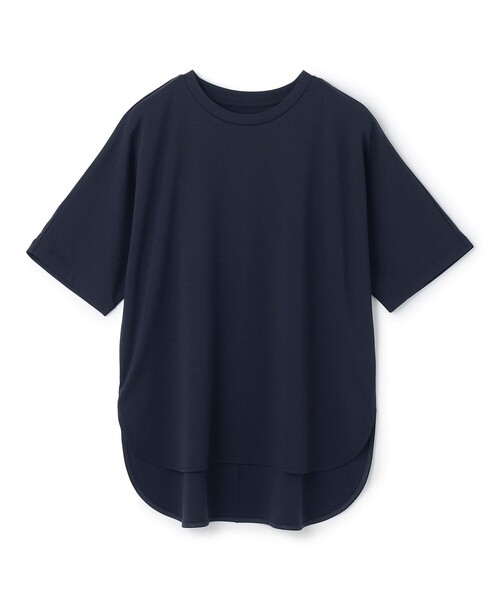 UNFILO(アンフィーロ)の「BEAUTY FORM-T フォルムTシャツ(Tシャツ/カットソー・レディース・ホワイト系/グレー系/ネイビー系/ベージュ系/ブラック系/ブルー系/黄緑系・SMALL/MEDIUM/LARGE)」の6枚目の写真