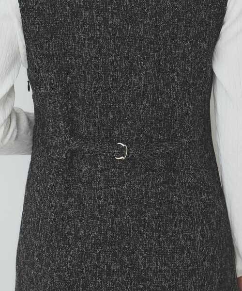 index（インデックス）の「サマーツイードジャンパースカート【洗濯機洗い可/イージーアイロン】（ワンピース・レディース・アイボリー系3/ブラック系3/グリーン系4・36/38/40/42）」の22枚目の写真