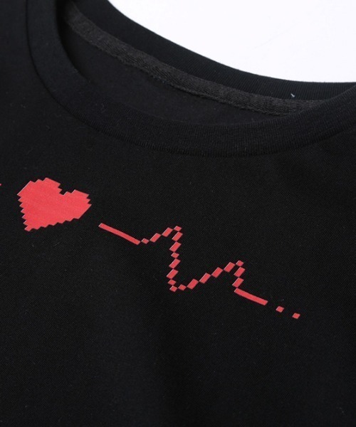 SPECIAL PRODUCT DESIGN(スペシャルプロダクトデザイン)の「〈ぺぽよ きゃらくた~ず〉しんで・やんで Tシャツ ブラック(Tシャツ/カットソー・メンズ・ブルー/レッド・SMALL/MEDIUM/LARGE/X-LARGE)」の5枚目の写真