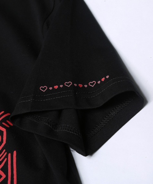 SPECIAL PRODUCT DESIGN(スペシャルプロダクトデザイン)の「〈ぺぽよ きゃらくた~ず〉しんで・やんで Tシャツ ブラック(Tシャツ/カットソー・メンズ・ブルー/レッド・SMALL/MEDIUM/LARGE/X-LARGE)」の6枚目の写真
