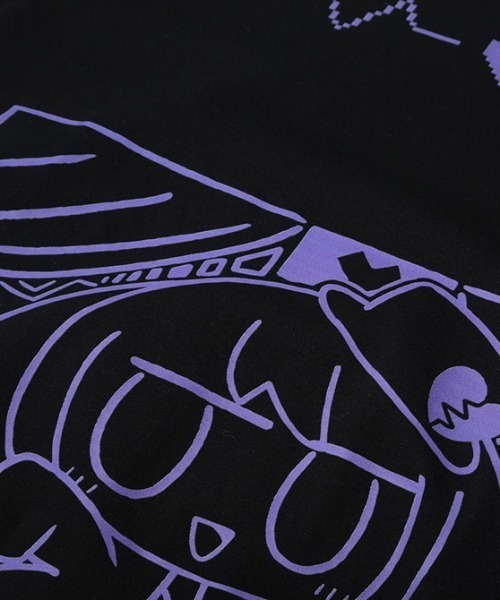 SPECIAL PRODUCT DESIGN(スペシャルプロダクトデザイン)の「〈ぺぽよ きゃらくた~ず〉しんで・やんで Tシャツ ブラック(Tシャツ/カットソー・メンズ・ブルー/レッド・SMALL/MEDIUM/LARGE/X-LARGE)」の11枚目の写真