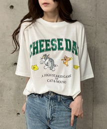 TOM&JERRYプリントTシャツ