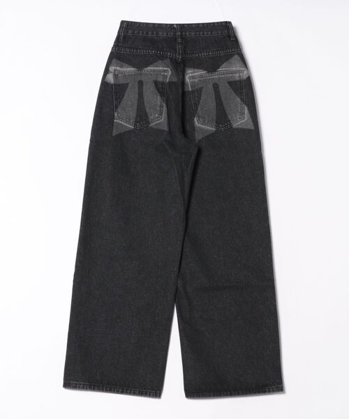 UP START（アップスタート）の「【LAMPOON】ヒップリボンデニムパンツ（デニムパンツ・レディース・ブラック・LARGE/MEDIUM/SMALL）」の8枚目の写真