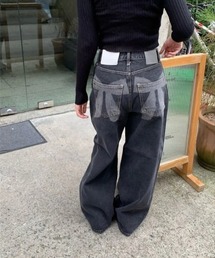 UP START | 【LAMPOON】ヒップリボンデニムパンツ(デニムパンツ)