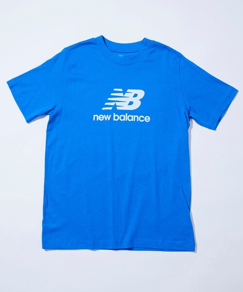 FREAK'S STORE(フリークスストア)の「New Balance/ニューバランス StackedLogo S/S Tシャツ/MT41502(Tシャツ/カットソー・メンズ・ブルー/ブラック/ホワイト/ネイビー/その他7・LARGE/MEDIUM/SMALL/X-LARGE/XX-LARGE)」の4枚目の写真