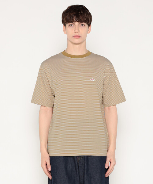 とんたん MEN'S SHORT SLEEVE INNER T-SHIRT STRIPE（Tシャツ/カットソー