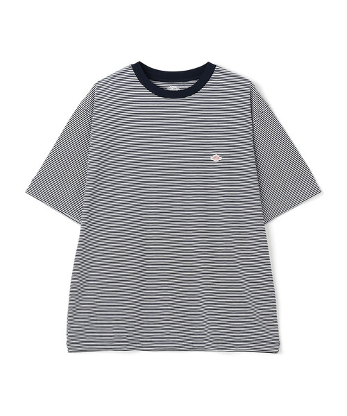 DANTON(ダントン)の「MEN'S SHORT SLEEVE INNER T-SHIRT STRIPE(Tシャツ/カットソー・メンズ・グレー系その他/ベージュ系その他/ブルー系その他/レッド系その他/ブルー系その他5/ブルー系その他6・S/M/L/XL/XXL)」の4枚目の写真