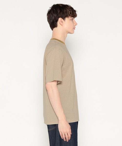 DANTON(ダントン)の「MEN'S SHORT SLEEVE INNER T-SHIRT STRIPE(Tシャツ/カットソー・メンズ・グレー系その他/ベージュ系その他/ブルー系その他/レッド系その他/ブルー系その他5/ブルー系その他6・S/M/L/XL/XXL)」の13枚目の写真