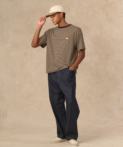 DANTON(ダントン)の「MEN'S SHORT SLEEVE INNER T-SHIRT STRIPE(Tシャツ/カットソー・メンズ・グレー系その他/ベージュ系その他/ブルー系その他/レッド系その他/ブルー系その他5/ブルー系その他6・S/M/L/XL/XXL)」の17枚目の写真