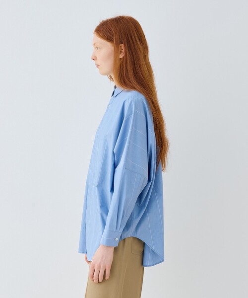 コットンタイプライター レギュラーワイドシャツ（シャツ/ブラウス