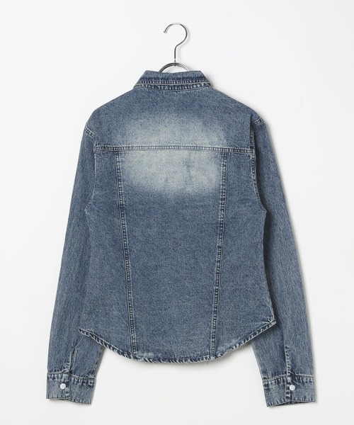 3.3 Field Trip （3.3フィールドトリップ）の「3.3Field Trip／ビンテージデニムシャツ（シャツ/ブラウス・レディース・ブラック/ブルー・FREE）」の16枚目の写真