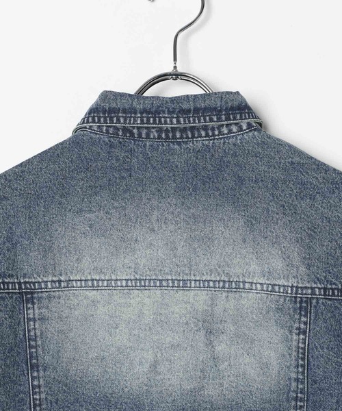 3.3 Field Trip （3.3フィールドトリップ）の「3.3Field Trip／ビンテージデニムシャツ（シャツ/ブラウス・レディース・ブラック/ブルー・FREE）」の14枚目の写真