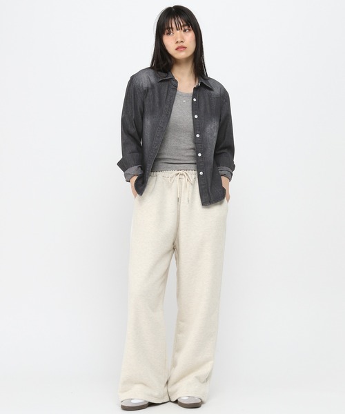 3.3 Field Trip （3.3フィールドトリップ）の「3.3Field Trip／ビンテージデニムシャツ（シャツ/ブラウス・レディース・ブラック/ブルー・FREE）」の9枚目の写真