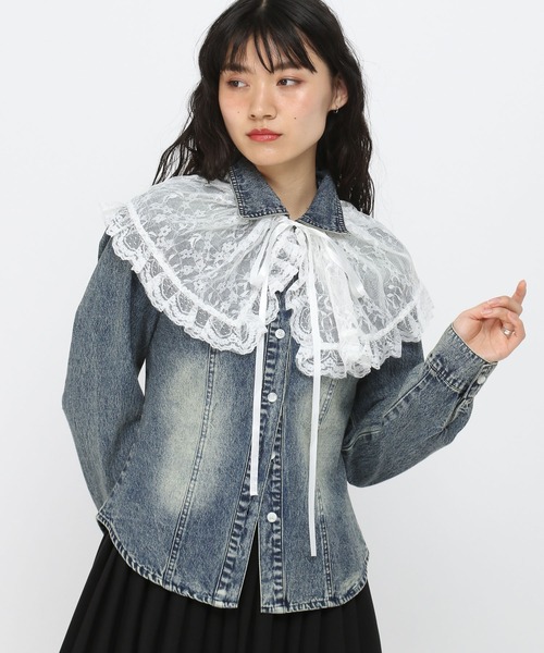 3.3 Field Trip （3.3フィールドトリップ）の「3.3Field Trip／ビンテージデニムシャツ（シャツ/ブラウス・レディース・ブラック/ブルー・FREE）」の20枚目の写真