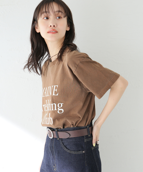 MAINE】ピグメントTシャツ（Tシャツ/カットソー）｜journal
