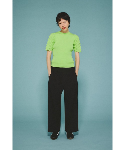 Thorn sleeve knit tops ソーンスリーブニットトップス（ニット