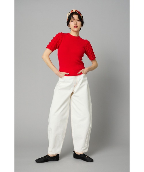 Thorn sleeve knit tops ソーンスリーブニットトップス（ニット