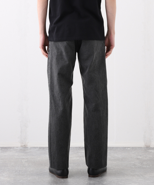 Gabriela Coll Garments(ガブリエラコールガーメンツ)の「GABRIELA COLL GARMENTS(ガブリエラ コールガ―メンツ) CANVAS BELT LOOP TROUSERS(スラックス・メンズ・ブラック・3)」の7枚目の写真