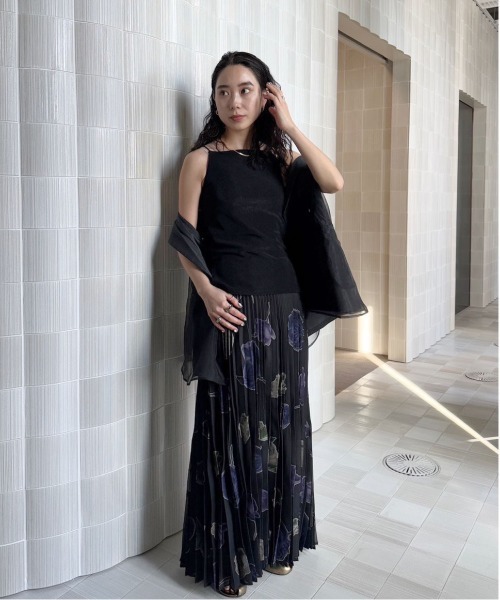 セール】MEDI OLIVIA OPAL PLEATS SKIRT（スカート）｜Ameri
