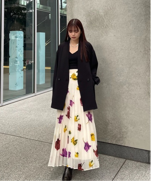セール】MEDI OLIVIA OPAL PLEATS SKIRT（スカート）｜Ameri