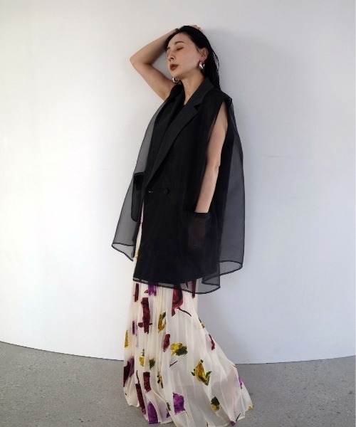 スカート AMERI VINTAGE MEDIOLIVIAOPALPLEATSSKIRT セール】MEDI OLIVIA OPAL PLEATS SKIRT（スカート）｜Ameri