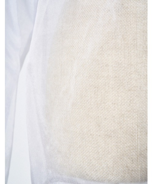 RUMCHE(ラムシェ)の「Embroidery Sheer Tops / エンブロイダリーシアートップス(シャツ/ブラウス・レディース・ブラック/ホワイト・FREE)」の13枚目の写真