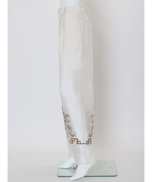 Ungrid(アングリッド)の「【Htage】エンブロイダリーシアータックパンツ(その他パンツ・レディース・ブラック/アイボリー・SMALL/MEDIUM)」の11枚目の写真
