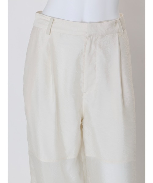 Ungrid(アングリッド)の「【Htage】エンブロイダリーシアータックパンツ(その他パンツ・レディース・ブラック/アイボリー・SMALL/MEDIUM)」の13枚目の写真