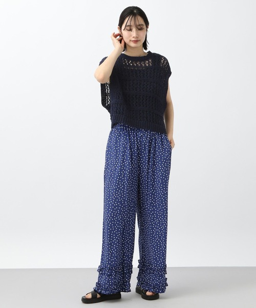 293 　2点おまとめ studio CLIP ベスト ジレ 3ゲージテープヤーンニットベスト