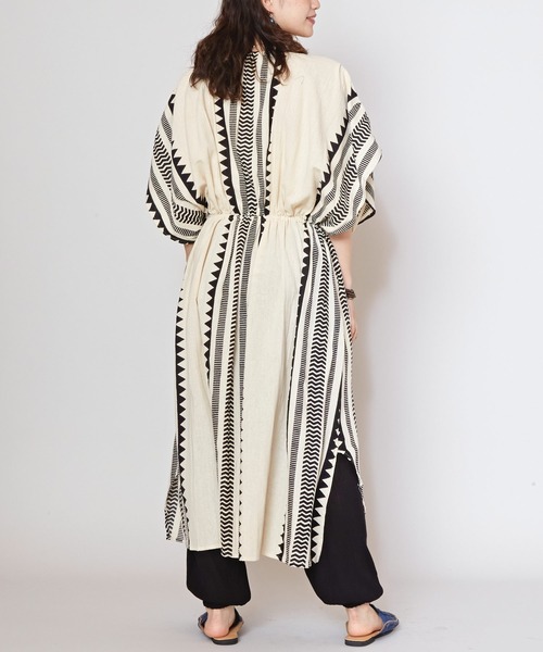 チャイハネ（チャイハネ）の「【チャイハネ】アイセブルワンピース（ワンピース・レディース・ブルー/ブラウン/ベージュ・FREE）」の13枚目の写真