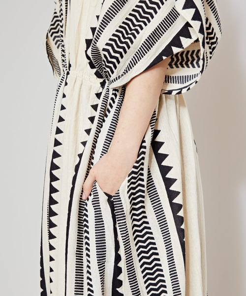 チャイハネ（チャイハネ）の「【チャイハネ】アイセブルワンピース（ワンピース・レディース・ブルー/ブラウン/ベージュ・FREE）」の17枚目の写真