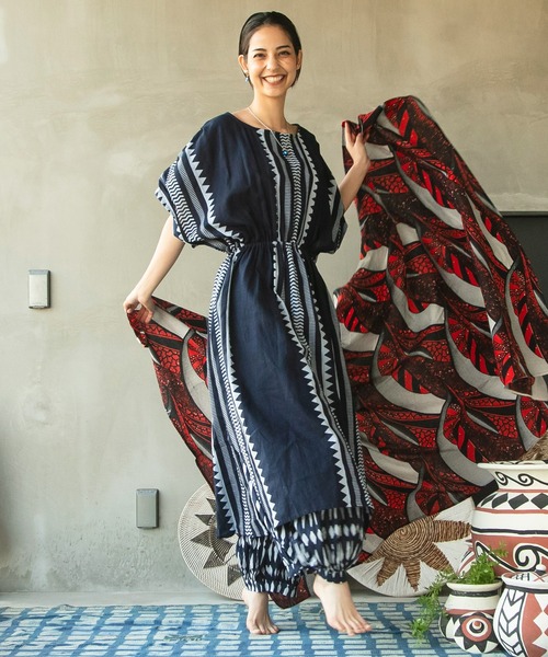 チャイハネ（チャイハネ）の「【チャイハネ】アイセブルワンピース（ワンピース・レディース・ブルー/ブラウン/ベージュ・FREE）」の22枚目の写真