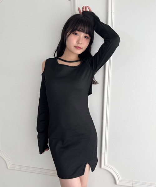 wears(ウェアーズ)の「バッグリボンショートワンピース(ワンピース・レディース・ブラック・FREE)」の14枚目の写真