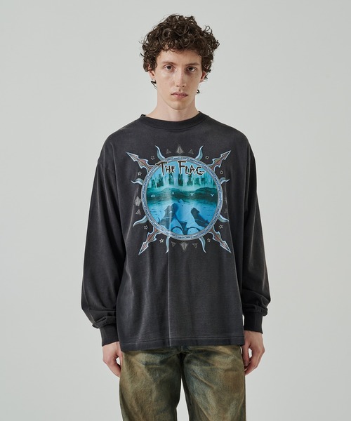 F-LAGSTUF-F(フラグスタフ)の「【FLAGSTUFF/フラグスタッフ】CITY LS TEE(Tシャツ/カットソー・メンズ・ホワイト/ブラック・L/XL)」の3枚目の写真