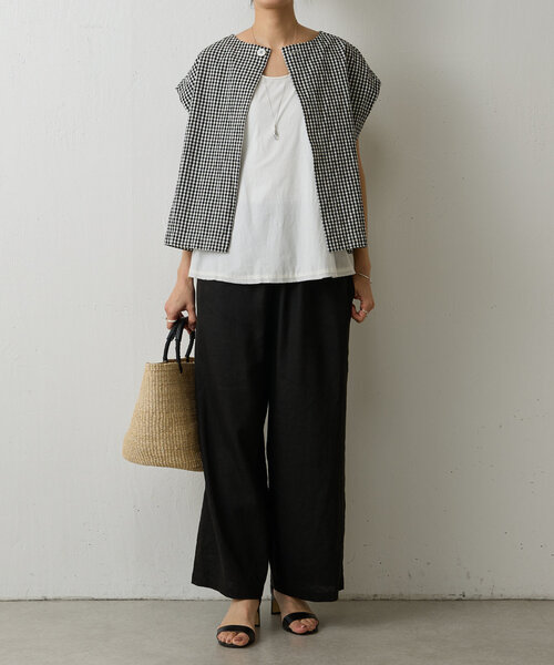 綿ワッシャーベスト（シャツ/ブラウス）｜BEARDSLEY（ビアズリー）の