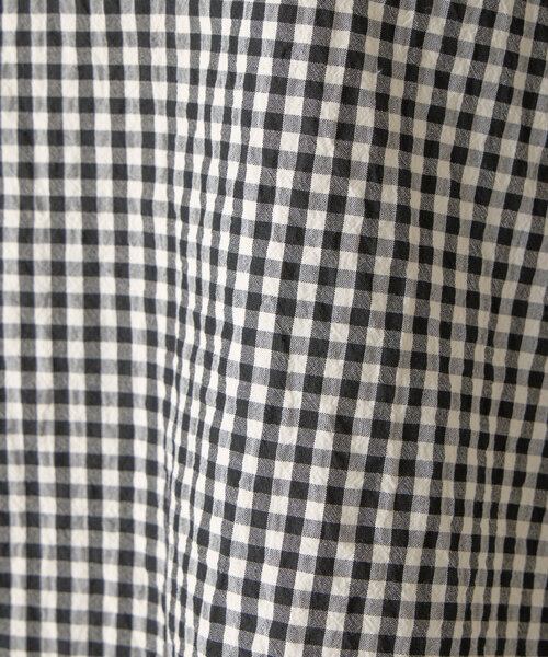 BEARDSLEY（ビアズリー）の「綿ワッシャーベスト（シャツ/ブラウス・レディース・ブラック/グレー・FREE）」の22枚目の写真