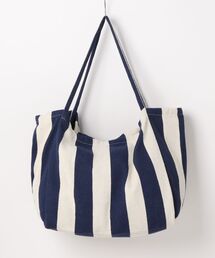 くたっと太縞ヘリンボーントート