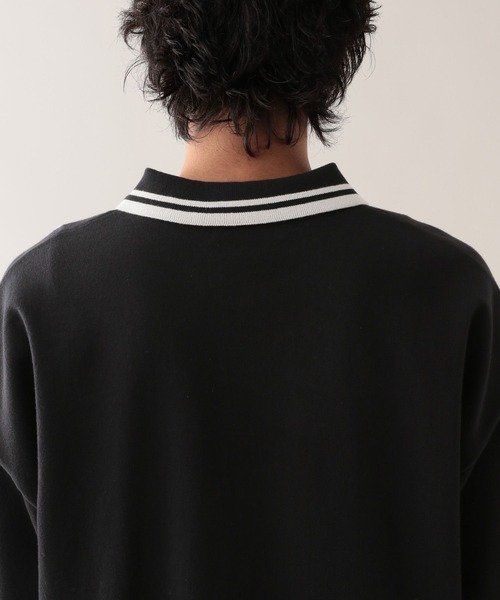 RAGEBLUE（レイジブルー）の「ワンポイント刺繍/オーバーサイズ/サマーニットポロシャツ（ポロシャツ・メンズ・ブラック/グリーン/ネイビー・MEDIUM/LARGE）」の22枚目の写真