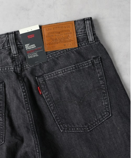 Levi's(リーバイス)の「Levi's(リーバイス)「555」リラックスストレート(デニムパンツ・メンズ・ブラック・32inch/30inch/34inch/28inch)」の4枚目の写真